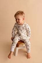 Organic Zipper Romper