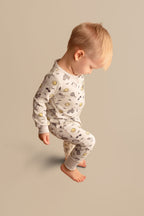 Organic Zipper Romper