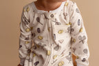 Organic Zipper Romper