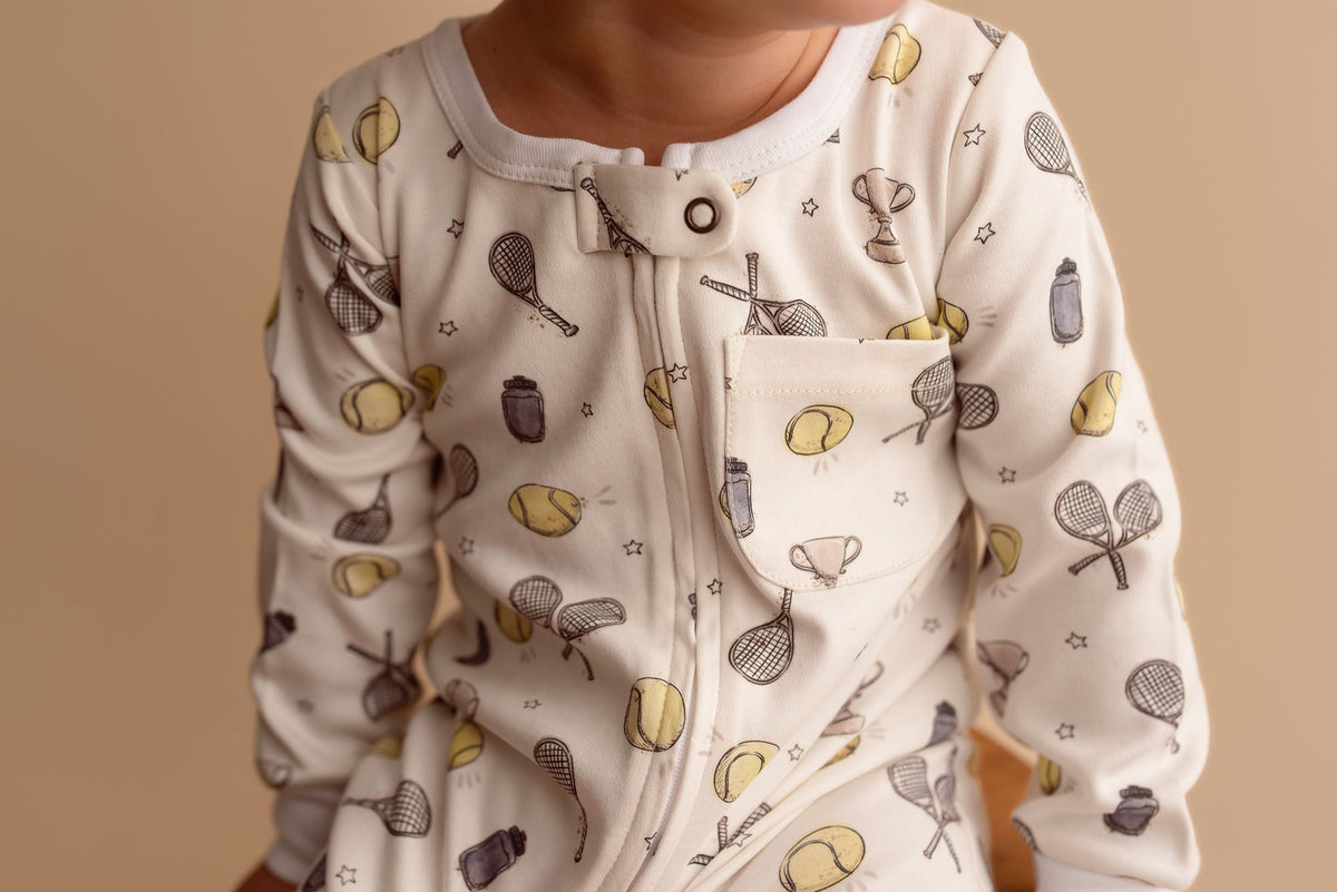 Organic Zipper Romper