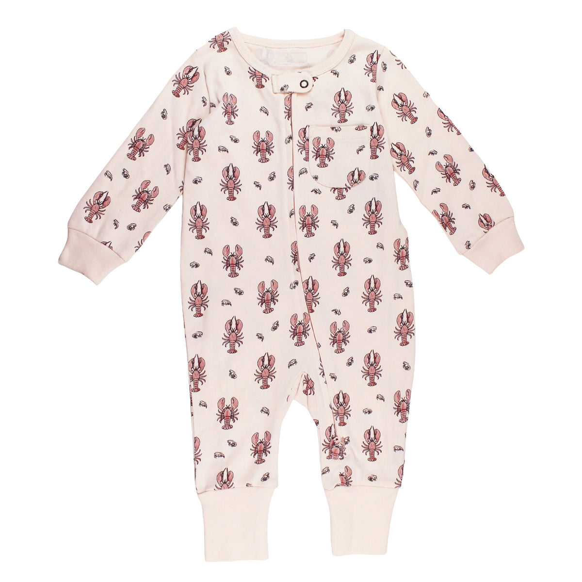 Organic Zipper Romper