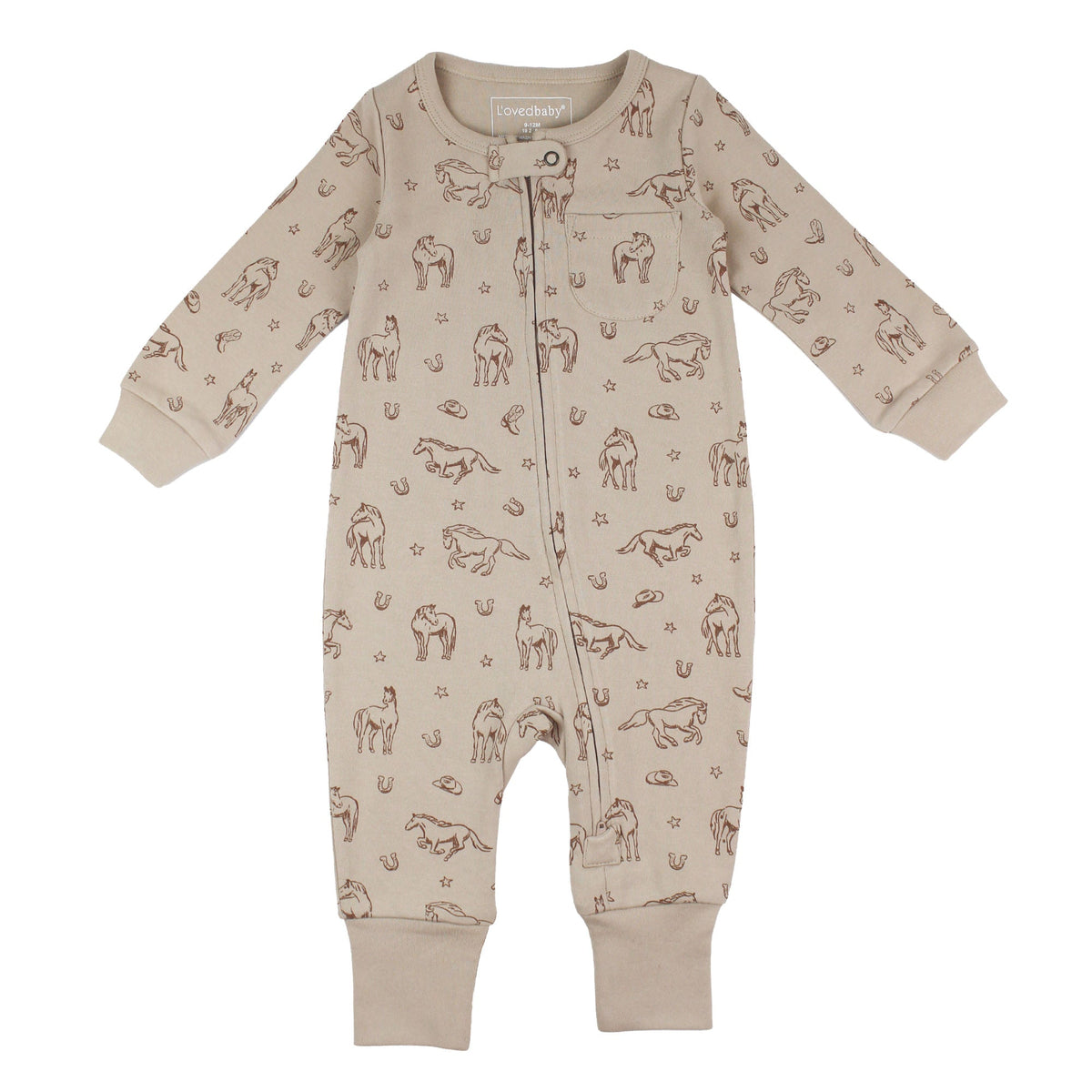 Organic Zipper Romper