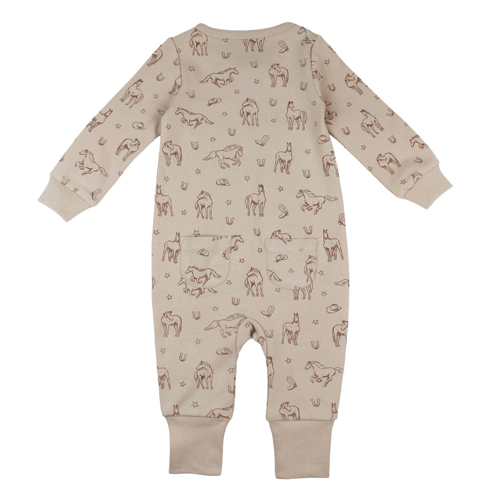 Organic Zipper Romper