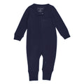Navy | Organic Zipper Romper