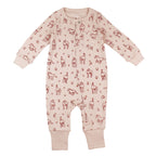 Organic Zipper Romper