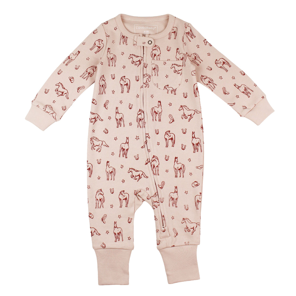 Organic Zipper Romper