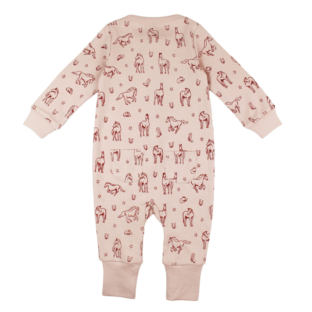 Organic Zipper Romper