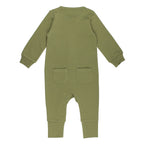 Sage | Organic Zipper Romper
