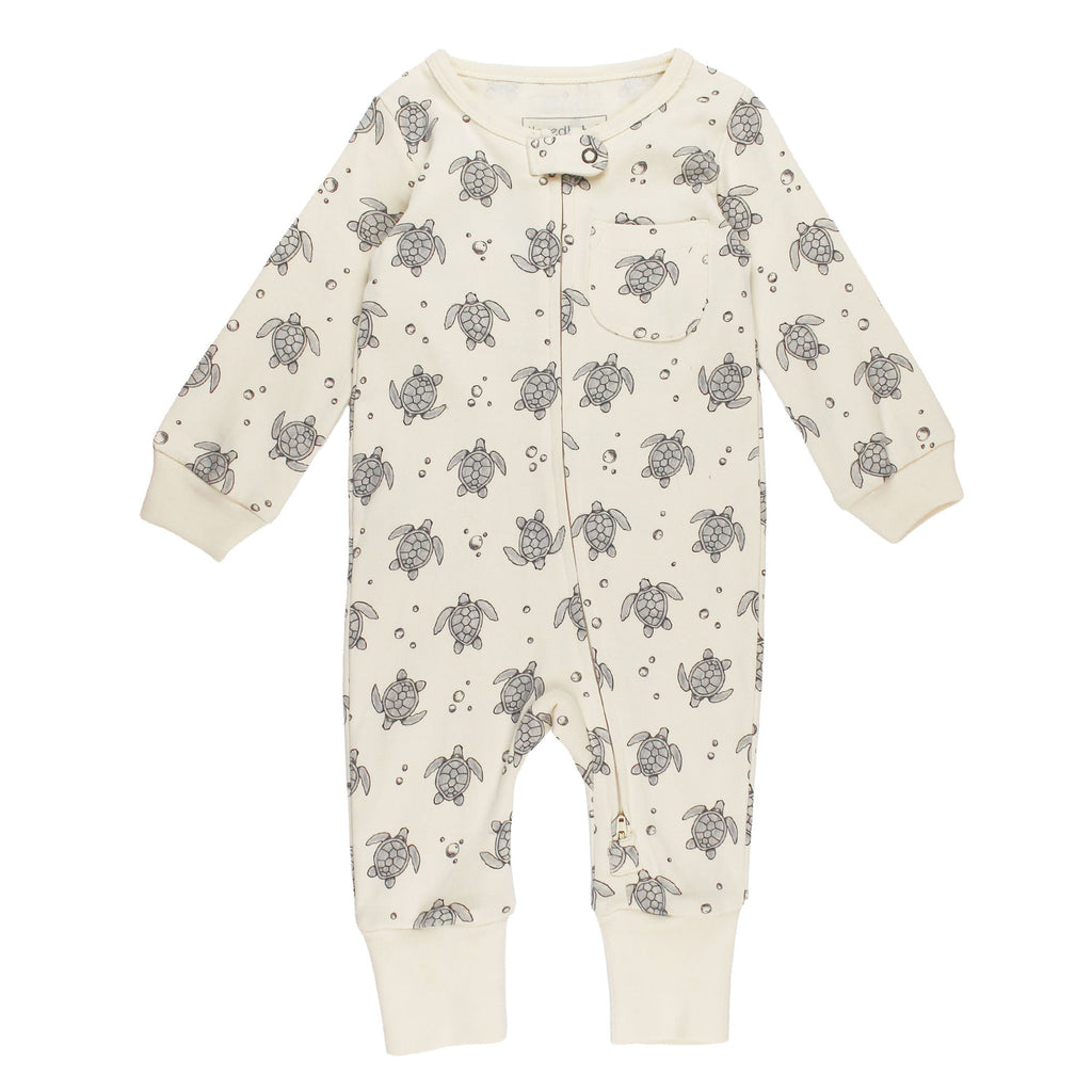 Organic Zipper Romper