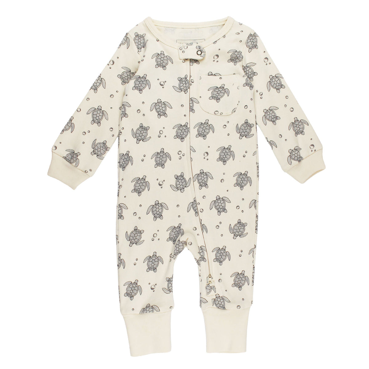 Organic Zipper Romper