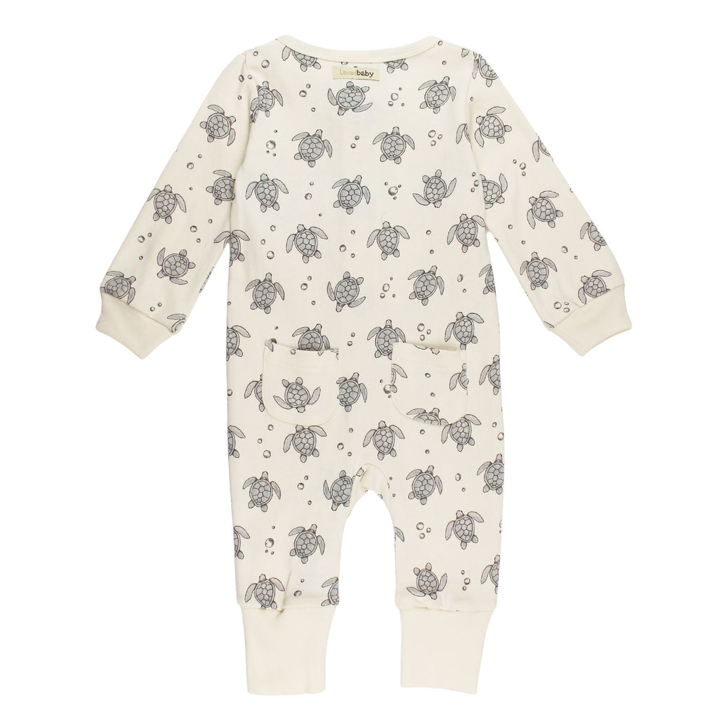 Organic Zipper Romper