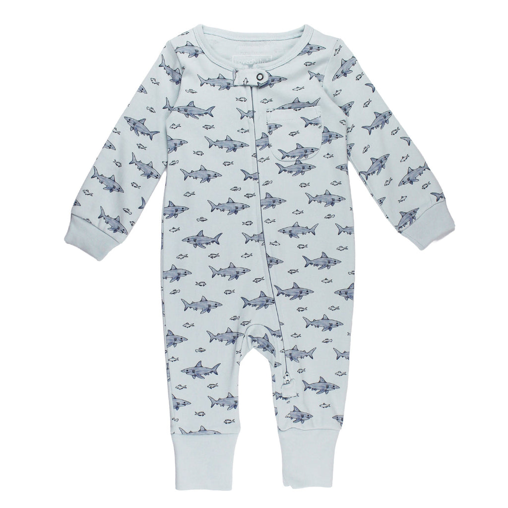 Organic Zipper Romper