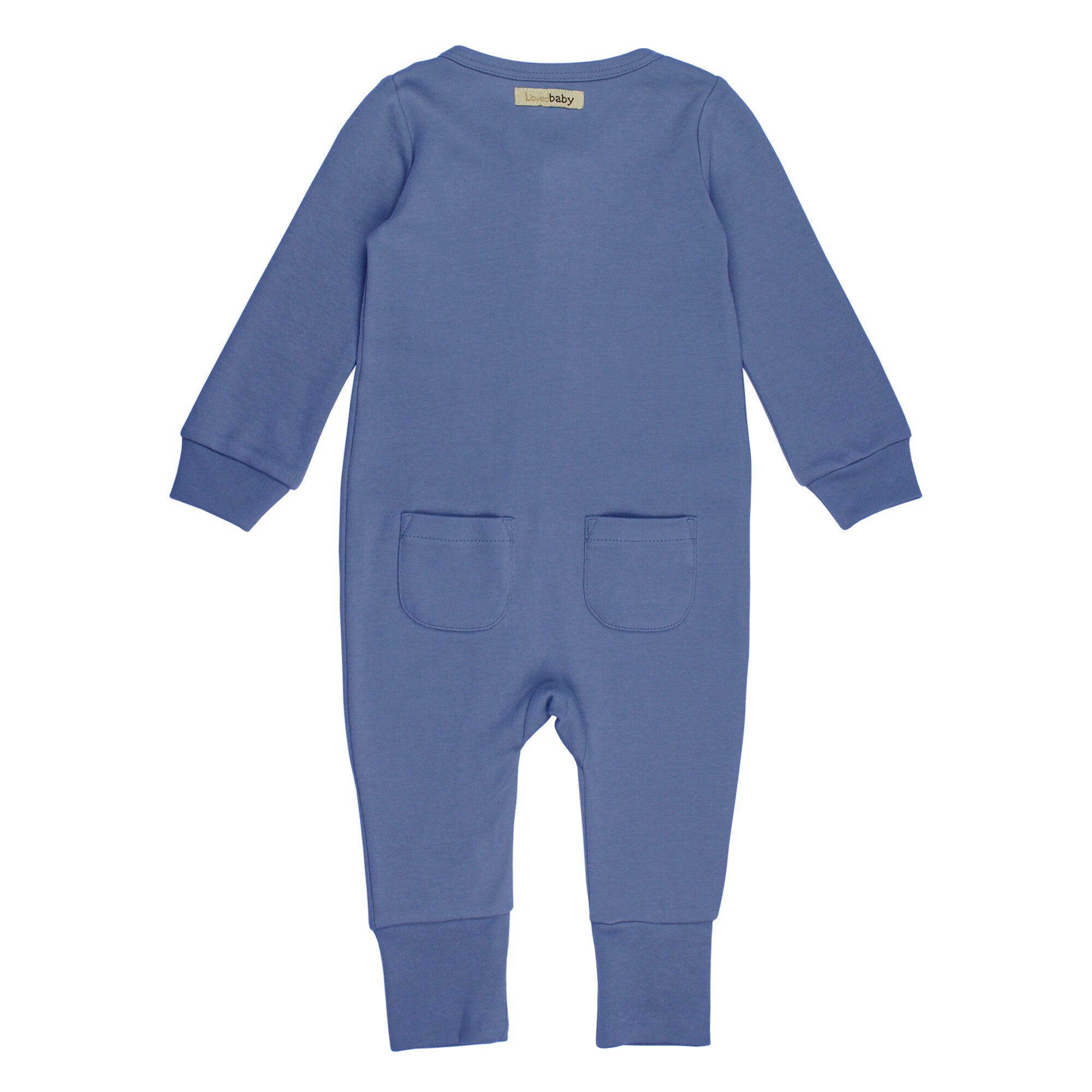 Slate | Organic Zipper Romper