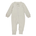 Stone | Organic Zipper Romper