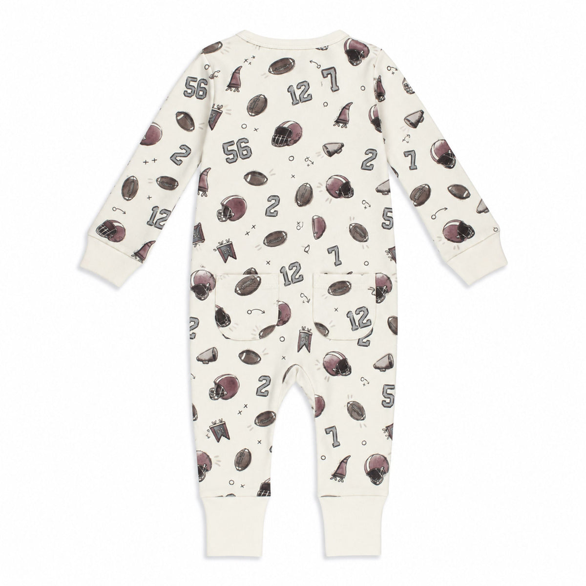 Organic Zipper Romper