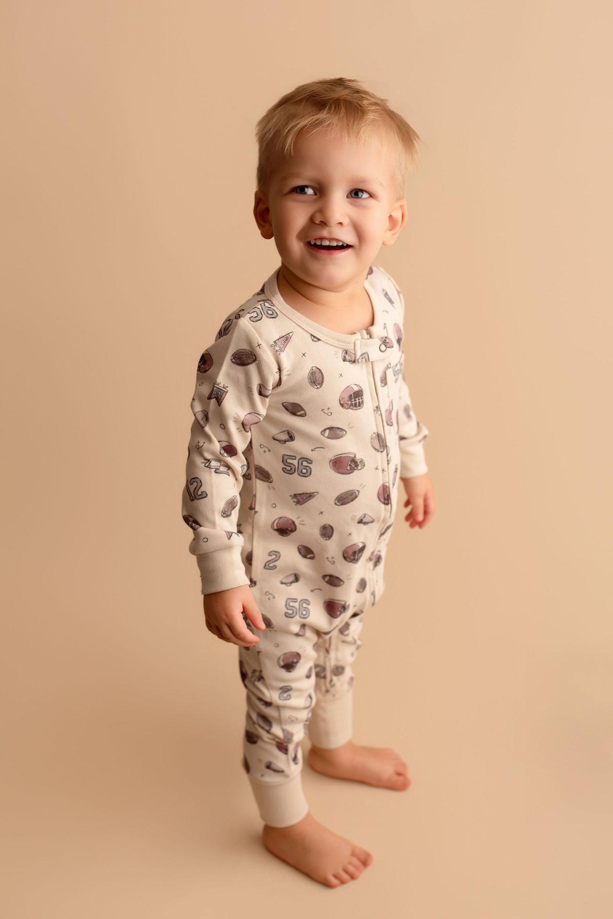 Organic Zipper Romper