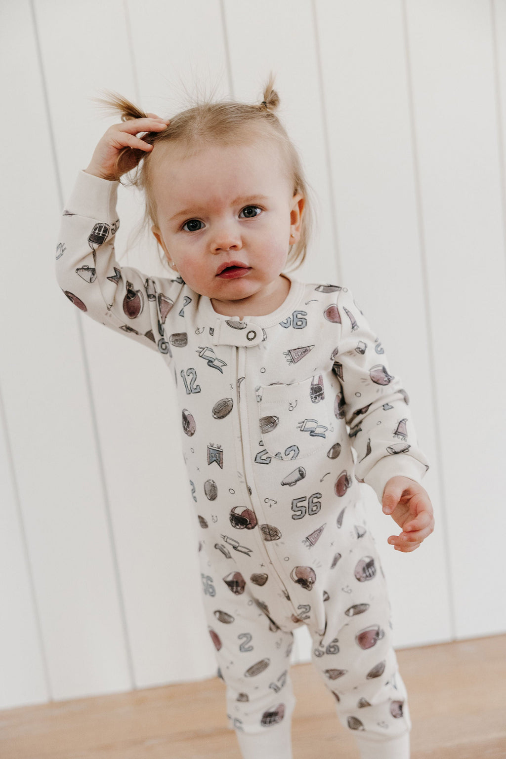 Organic Zipper Romper