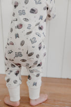 Organic Zipper Romper