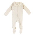 Buttercream | Organic Zipper Footie