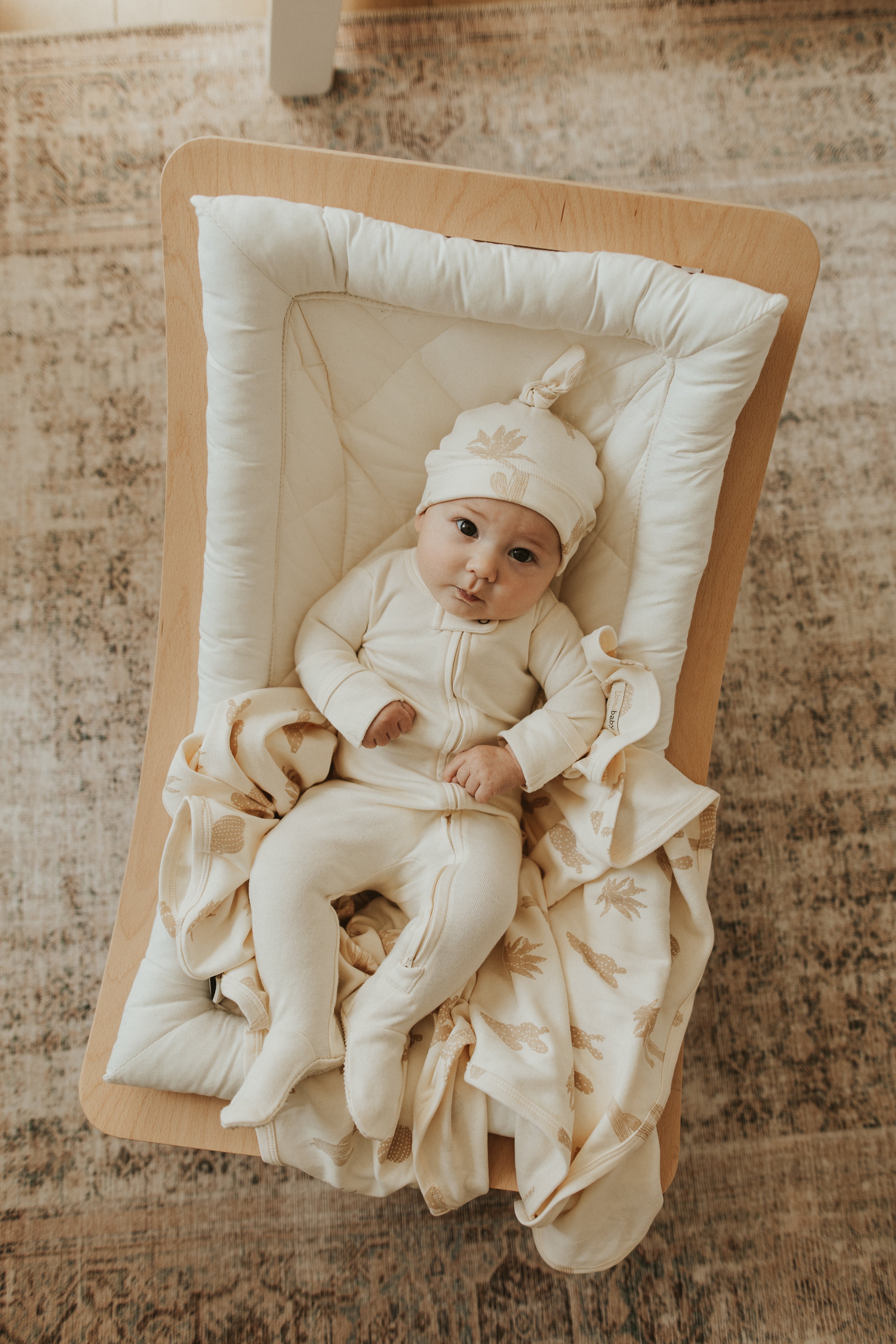 Buttercream | Organic Zipper Footie