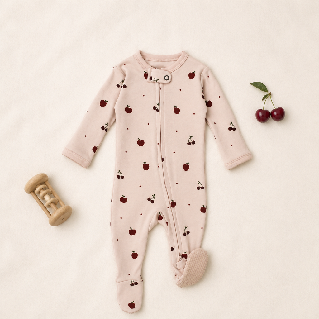 Organic Zipper Footie