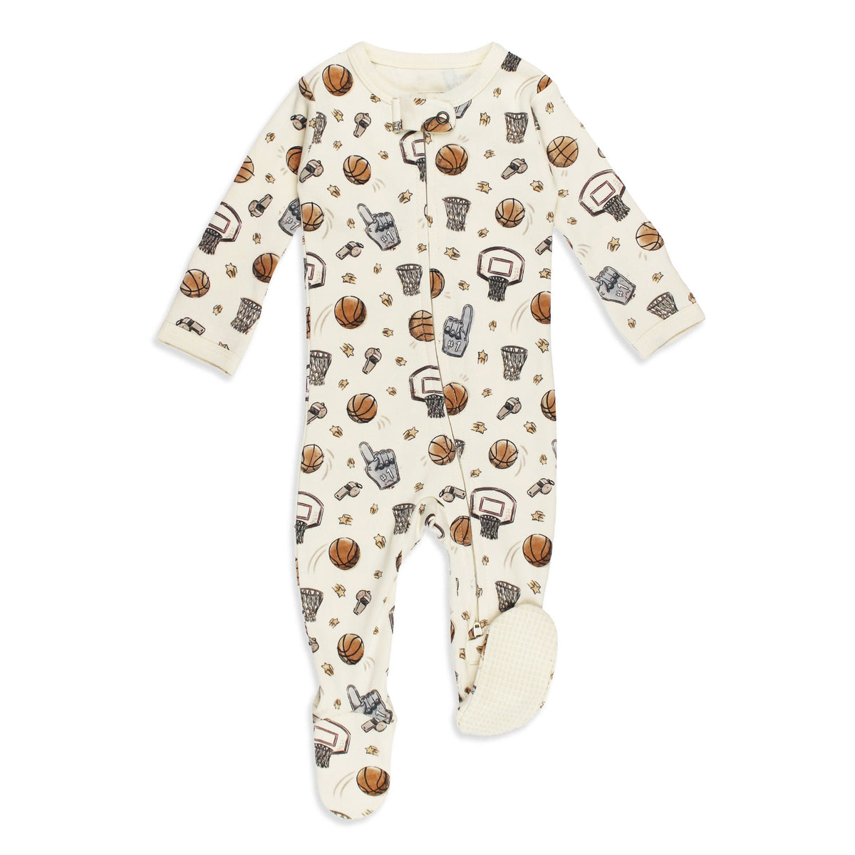 Organic Zipper Footie