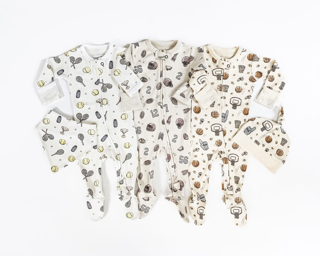 Organic Zipper Footie