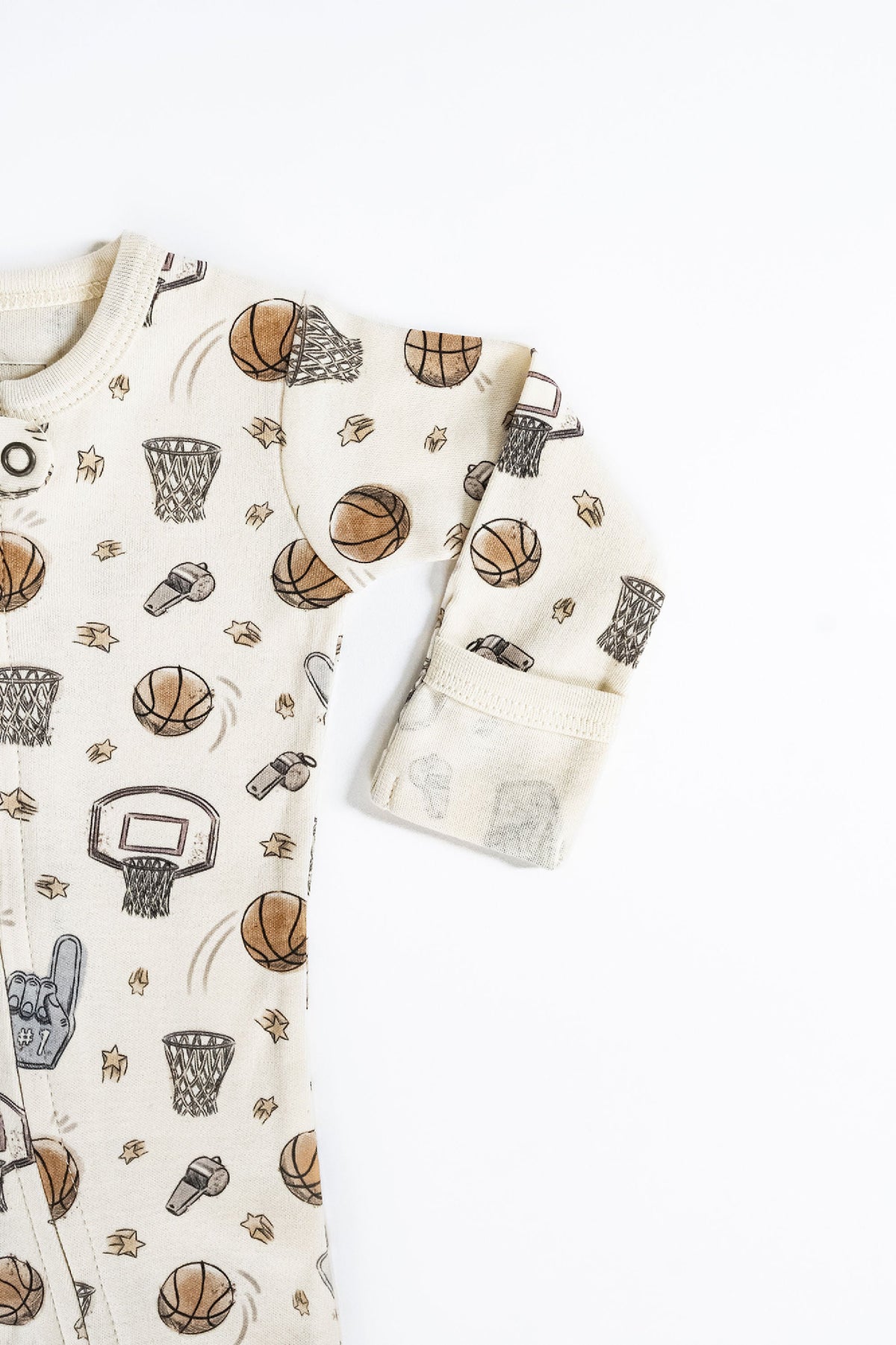 Organic Zipper Footie