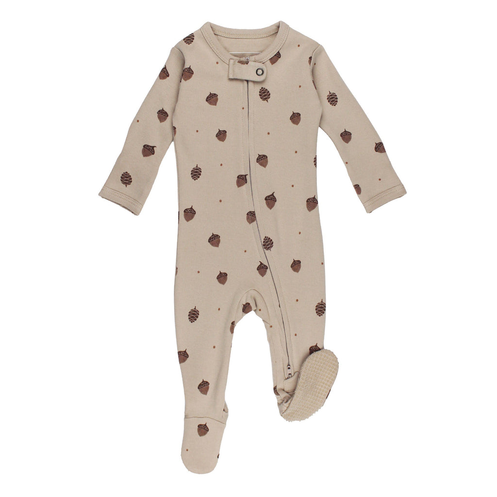 Organic Zipper Footie