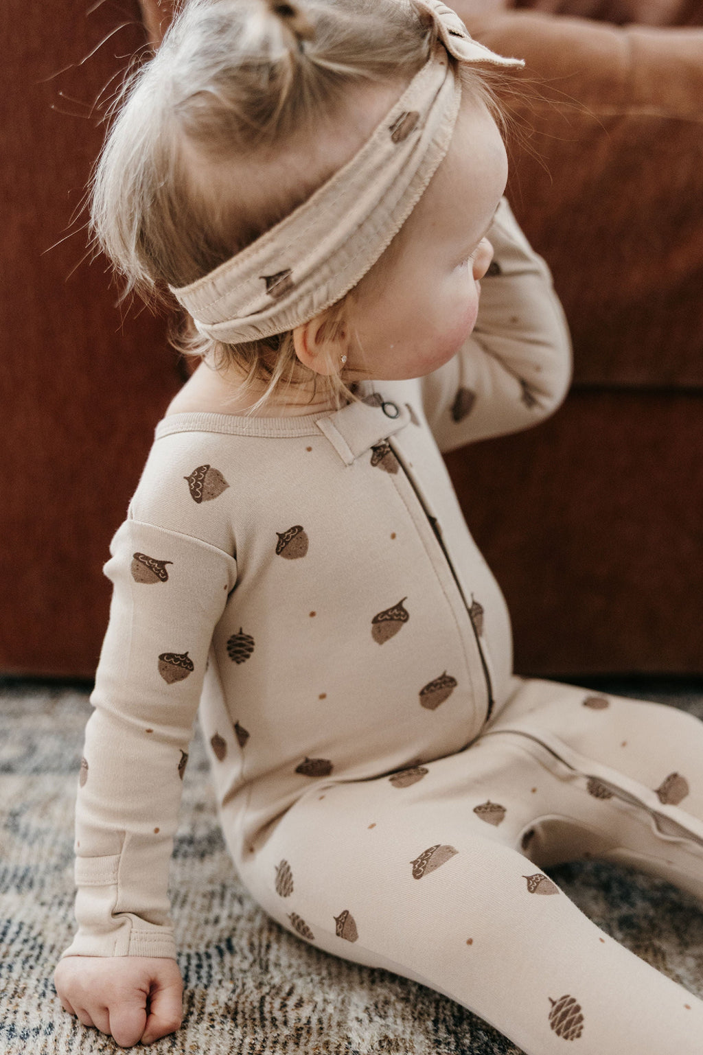 Organic Zipper Footie