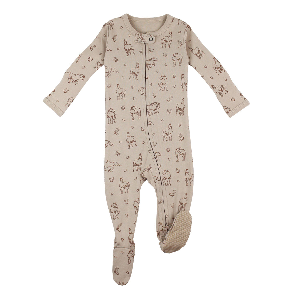 Organic Zipper Footie