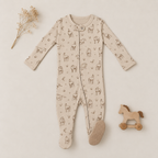 Organic Zipper Footie