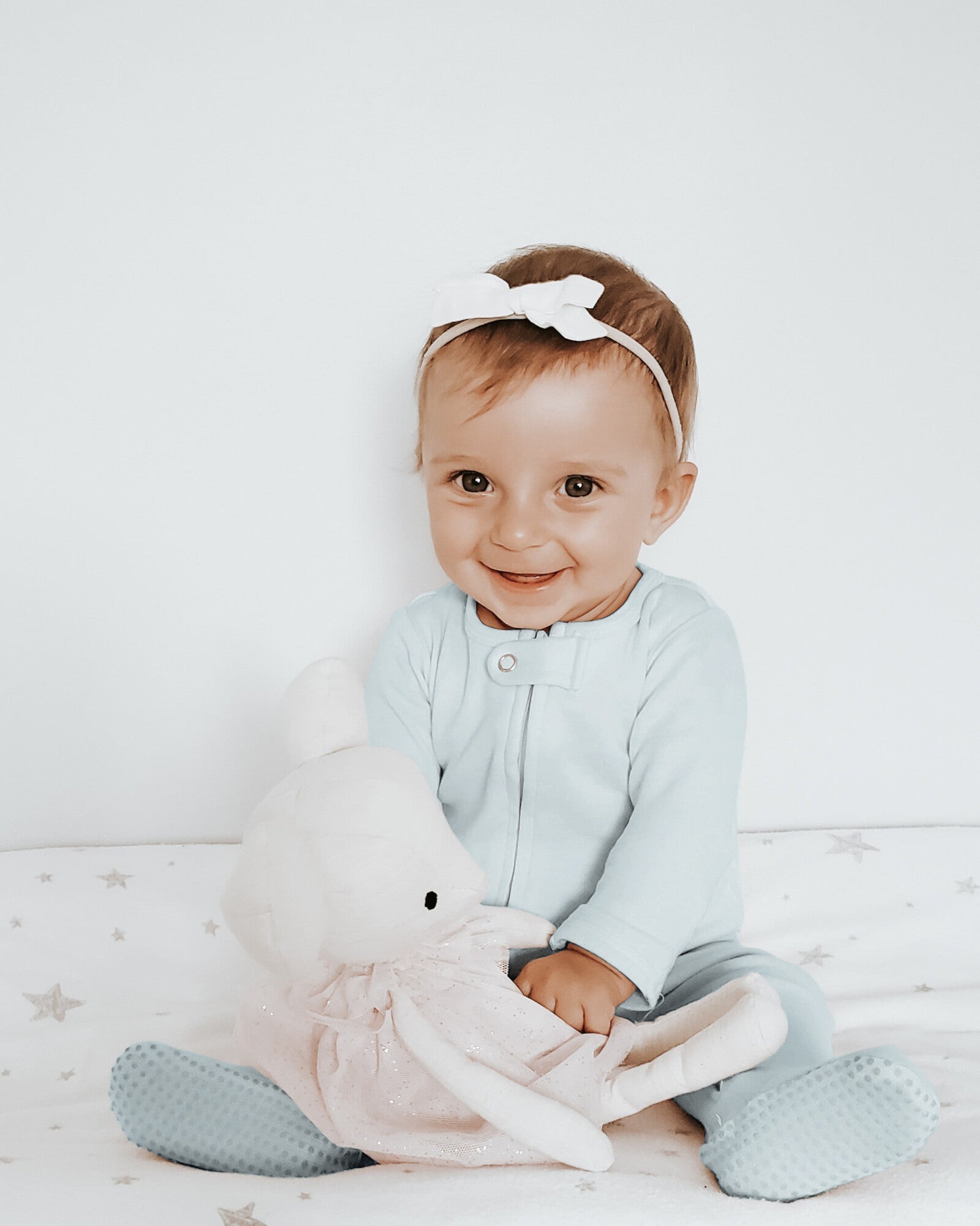Moonbeam | Organic Zipper Footie