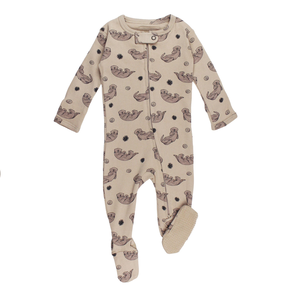 Organic Zipper Footie