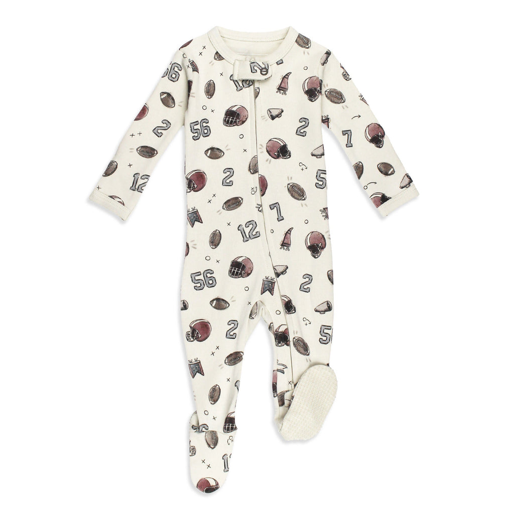 Organic Zipper Footie