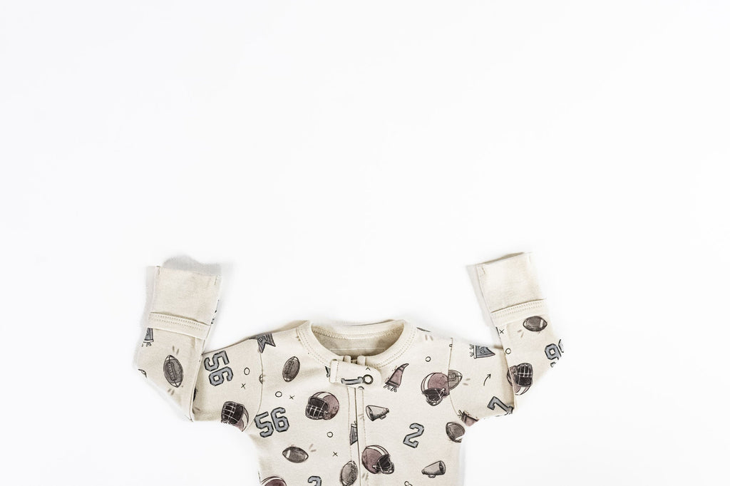 Organic Zipper Footie