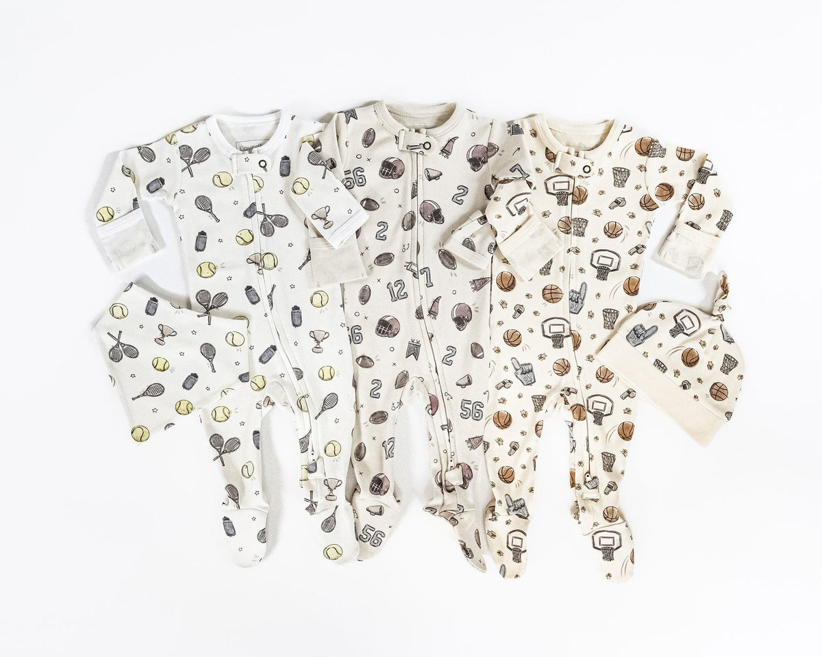 Organic Zipper Footie