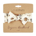 Organic Smocked Tie Headband