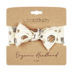 Organic Smocked Tie Headband