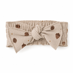 Organic Smocked Tie Headband