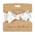 Organic Smocked Tie Headband