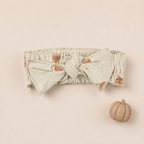 Organic Smocked Tie Headband