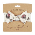 Organic Smocked Tie Headband