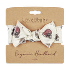 Organic Smocked Tie Headband