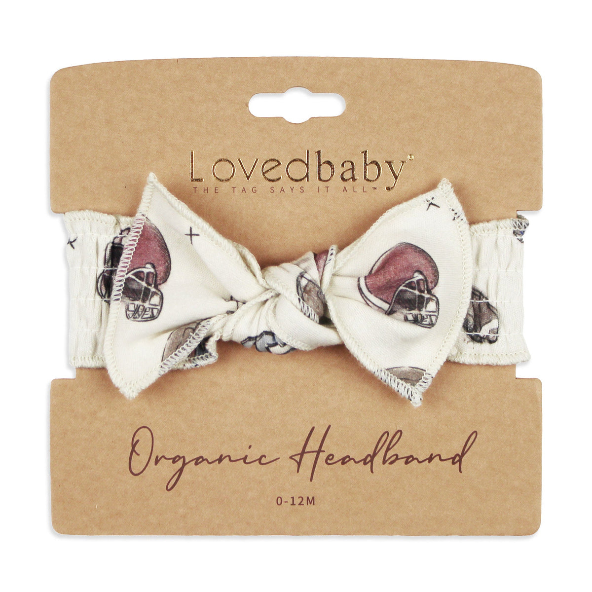 Organic Smocked Tie Headband