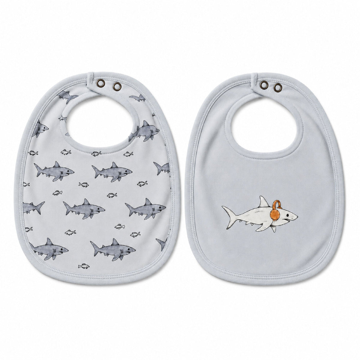 Organic 2-Layer Reversible Bib