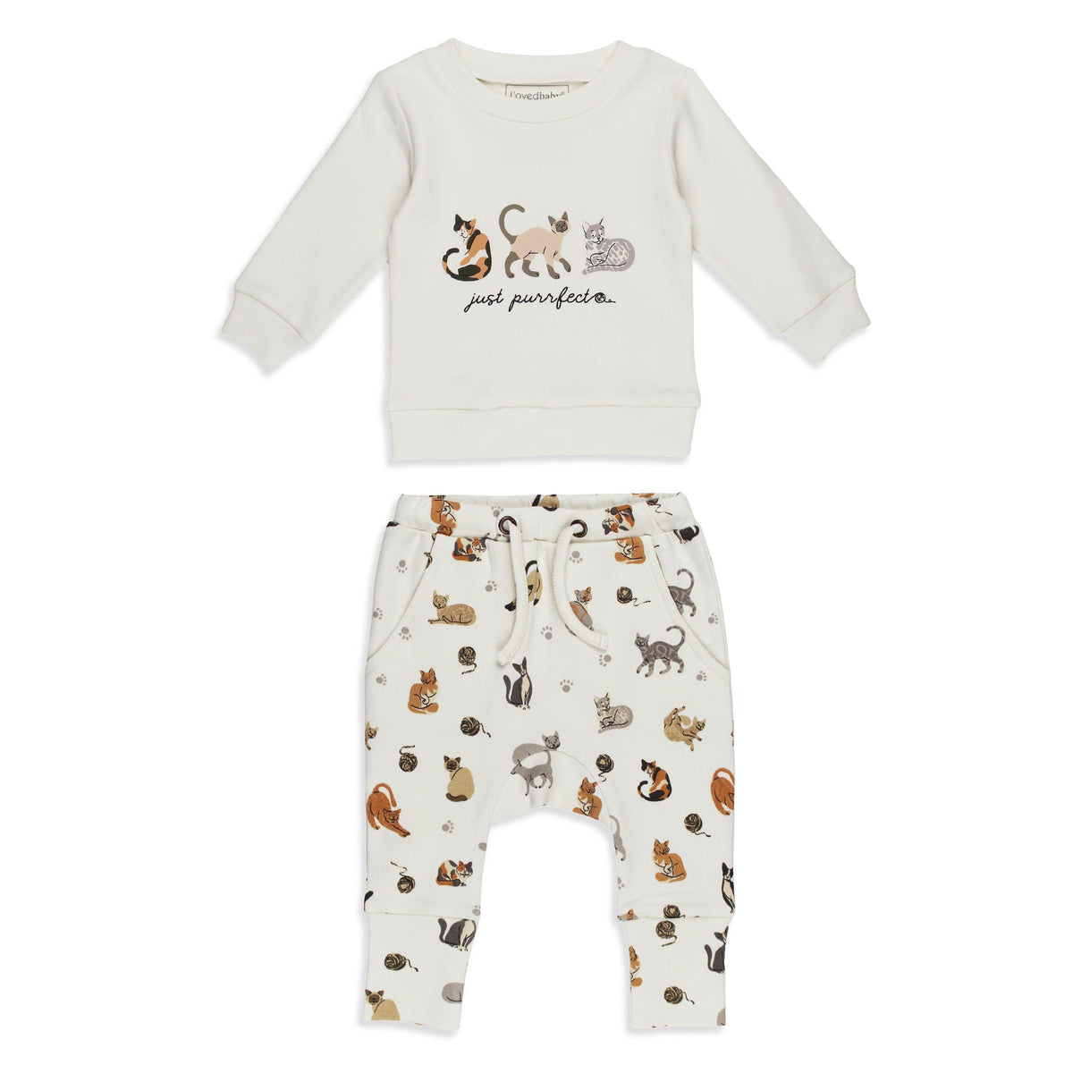 Organic Sweatshirt & Jogger Set