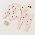 Organic Henley Sweatshirt & Jogger Set