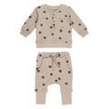 Organic Henley Sweatshirt & Jogger Set