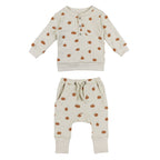 Organic Henley Sweatshirt & Jogger Set